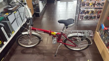 Pigeon Red Folding Bicycle
