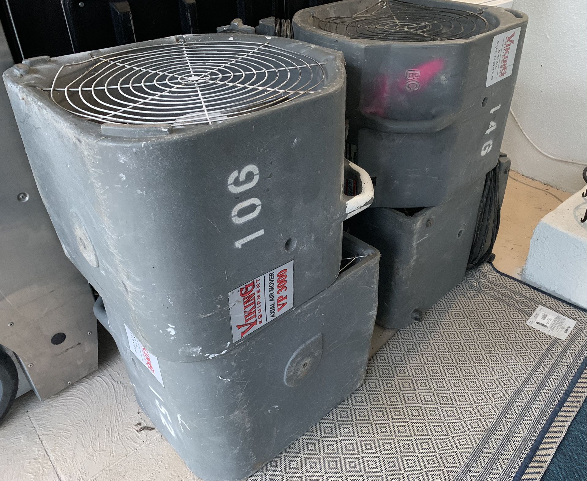 Viking Equipment Axial Air Mover Professional With (GFCI) - $300 EACH