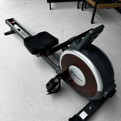 MERACH Folding Rowing Machines for Home, Magnetic Rowing Machine with 16 Levels, Compact Rower Saves