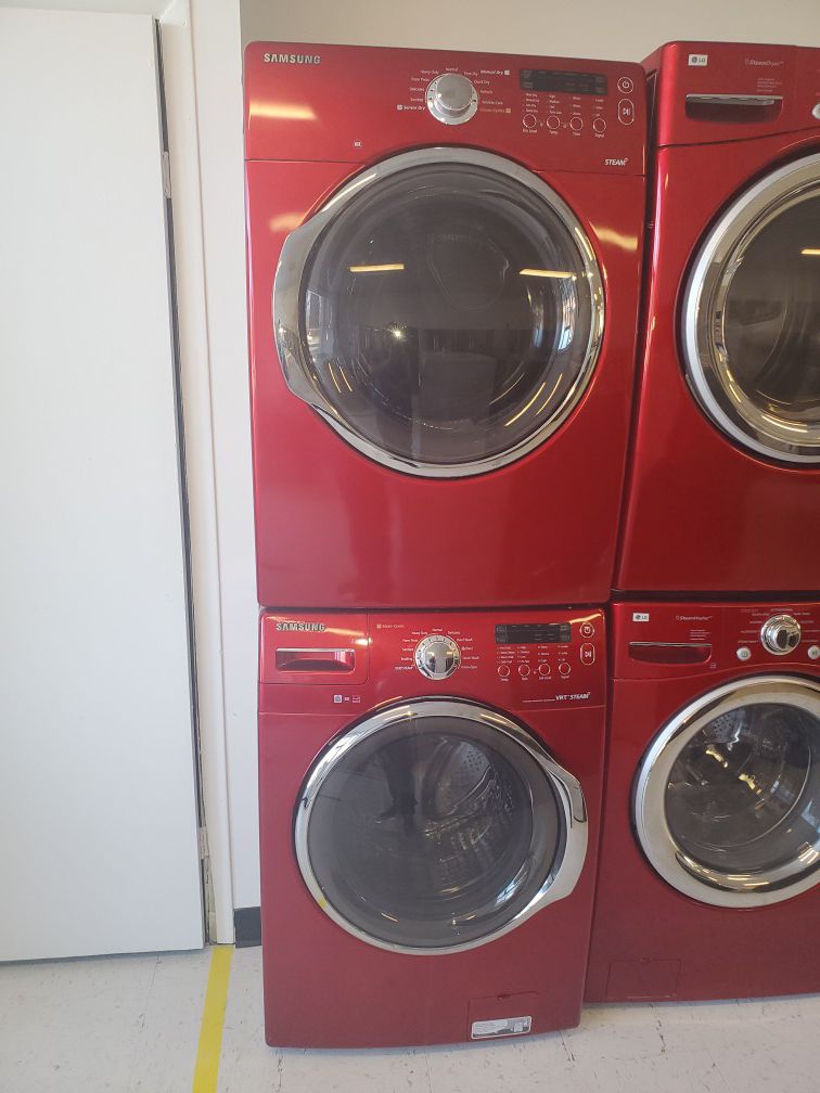 🔥🔥Samsung washer and electric dryer set in excellent condition 90 days warranty 🔥🔥