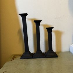 Set Of 3 Candle Sticks