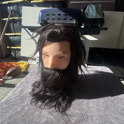 Men’s Mannequin Head with Hair – Spinning/Swivel Head 