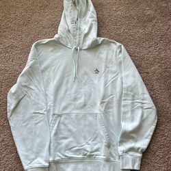 Original Penguin Sticker Pete Pullover Fleece Hoodie Size Medium