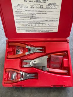 Snap ring plier set