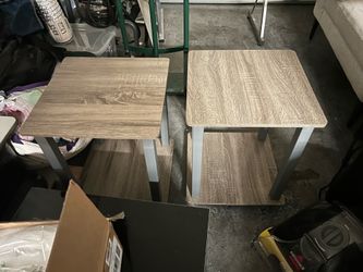 Two side tables