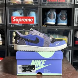 Zion Williamson X Air Jordan 1 Low Vodooo Size 9