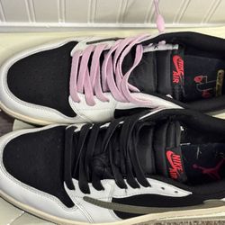 Travis Scoot Jordan 1 olive 