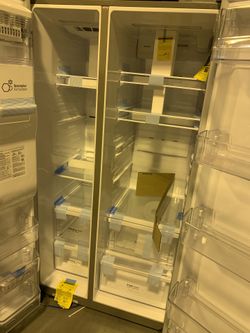 New dented refrigerator