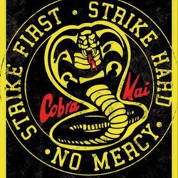 Cobra Kai Strike First 24in × 36in Wall Poster
