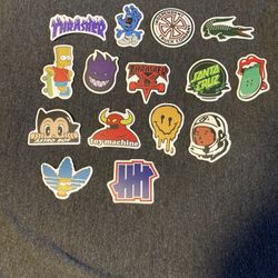 Skater Stickers Collected 
