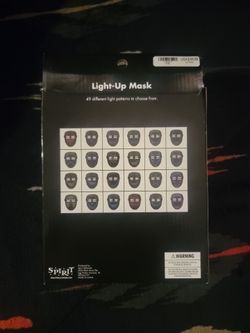 Light up mask