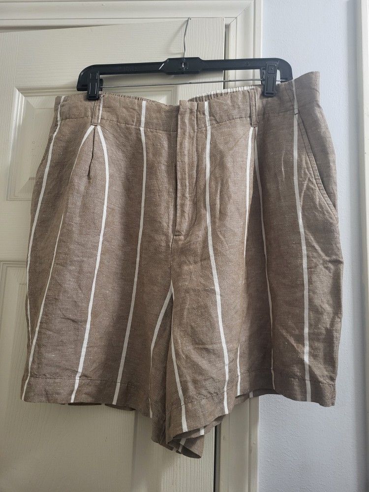 Ladies Linen Like Shorts