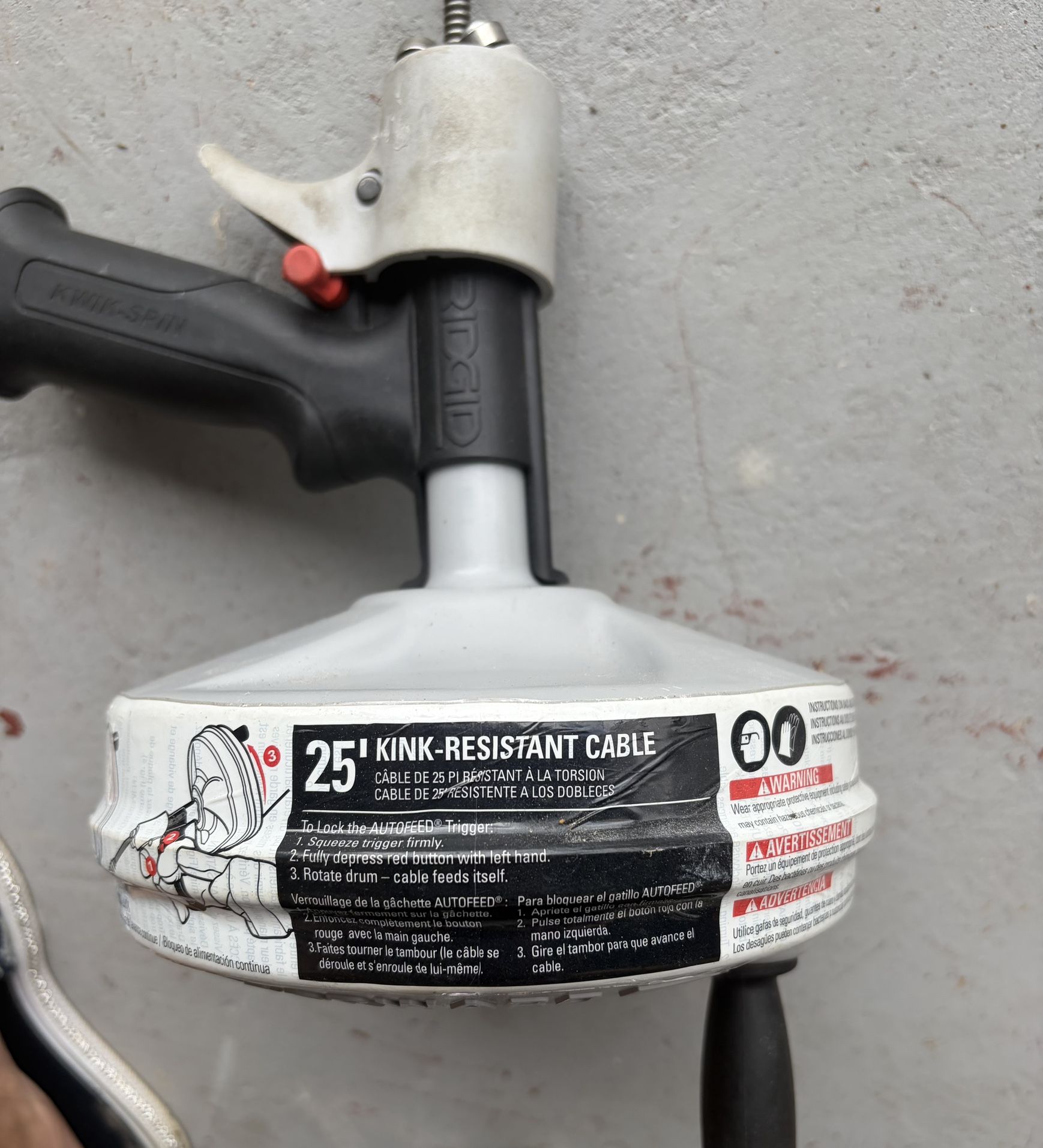 RIDGID Kwik-Spin+ Hand Spinner/Herramienta