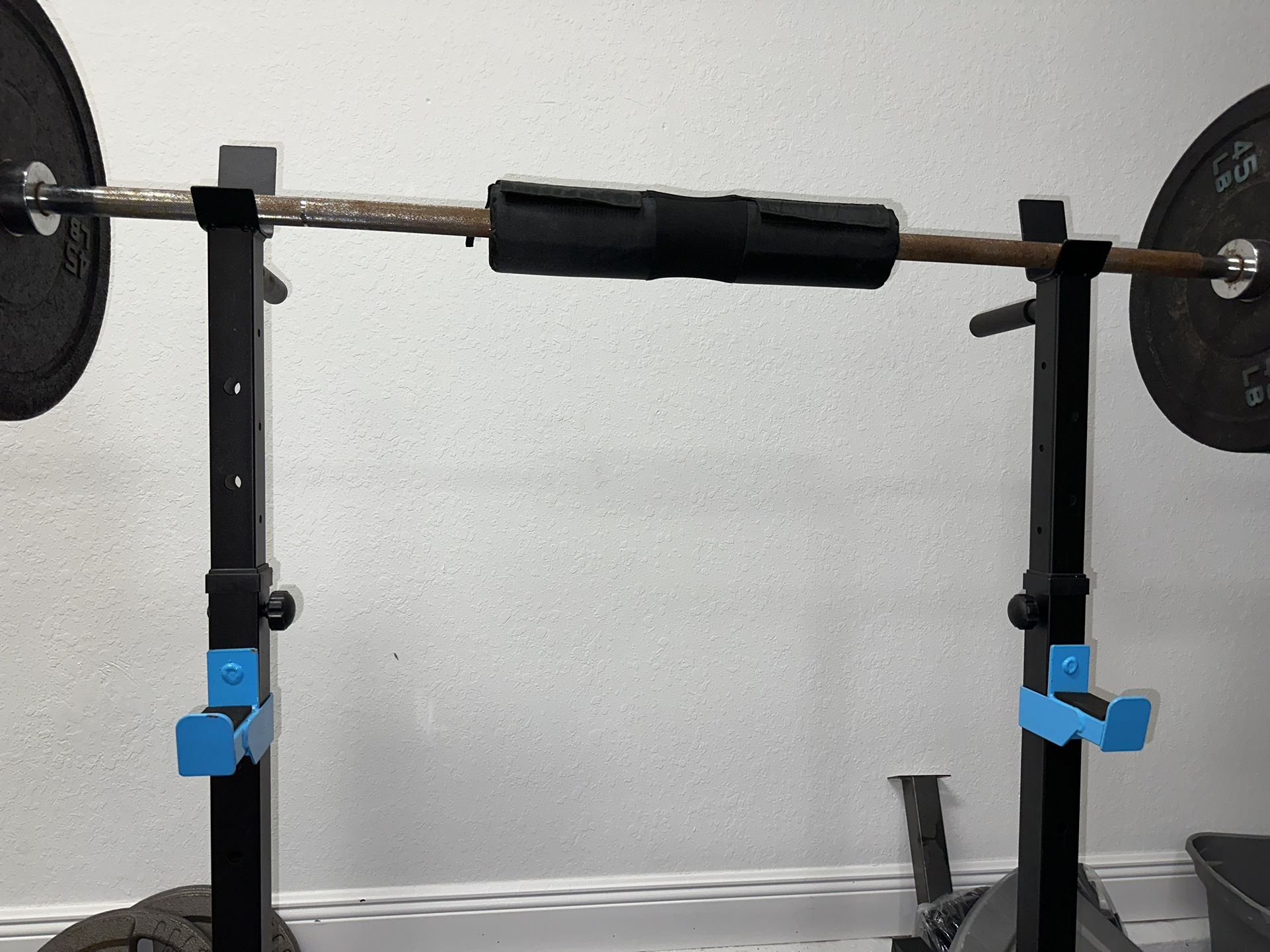 FITNESS Squat Rack, Barbell Rack, Bench Press Rack Push Up （plates and barbell not include ） for