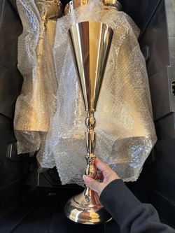 Gold Centerpieces 12 Count