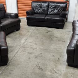 RC Willey Leather 4-piece Livingroom Set FREE DELIVERY 