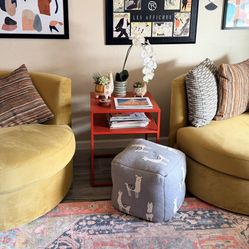 Living Spaces Swivel Chairs 