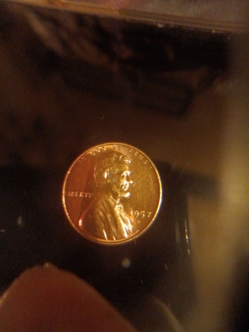 1957d Penny.
