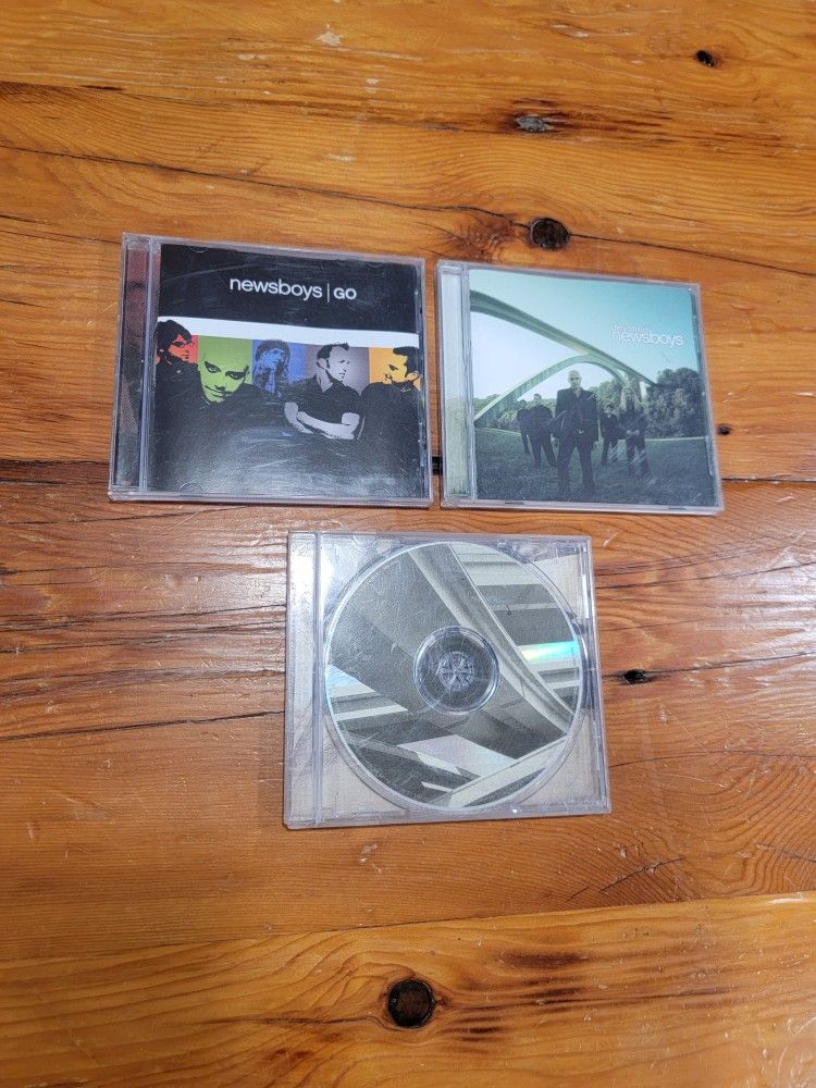 Set Of 3 Newsboys CDs ~ Go (2006), Devotion (2004), & Adoration (2003)