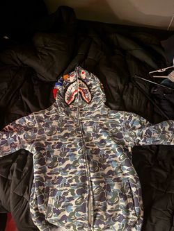 Blue bape hoodie
