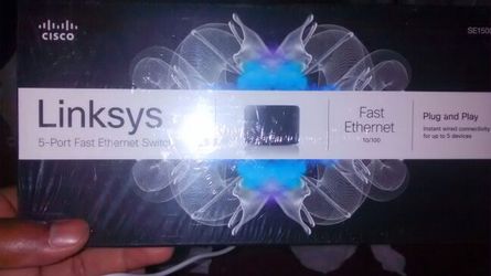 Linksys 5 port Fast Ethernet switch