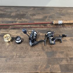 2 Small Fishing Reels