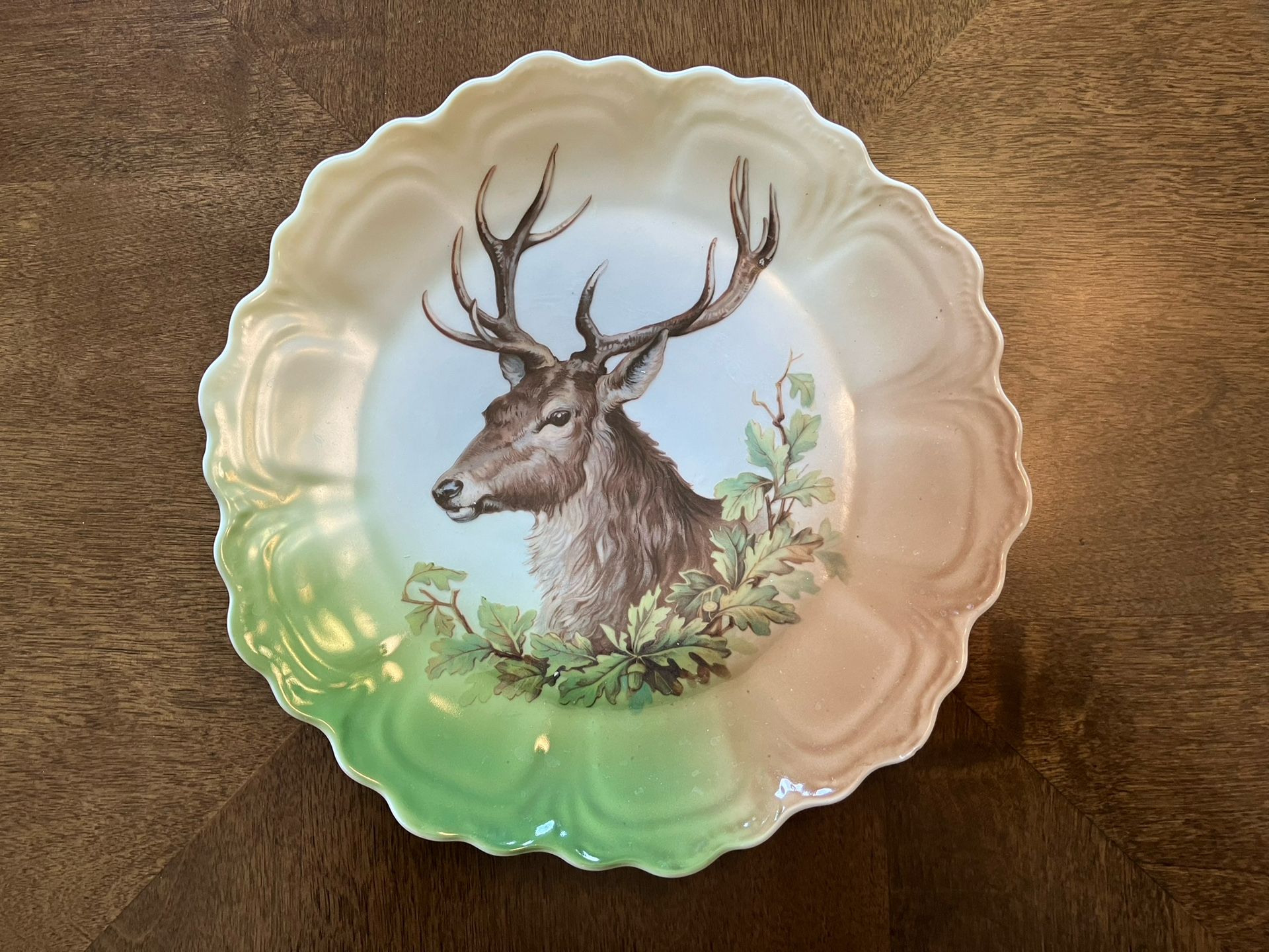 Decorative Deer plate Elk Head