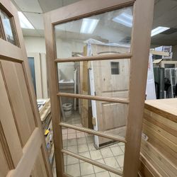 Exterior Wood Door With Glass
