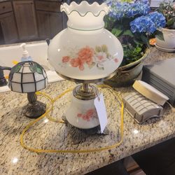 Vintage Hurricane Lamp