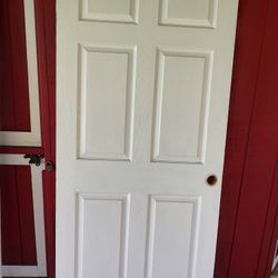 6 Panel Interior Door Without Handle 36 X 81