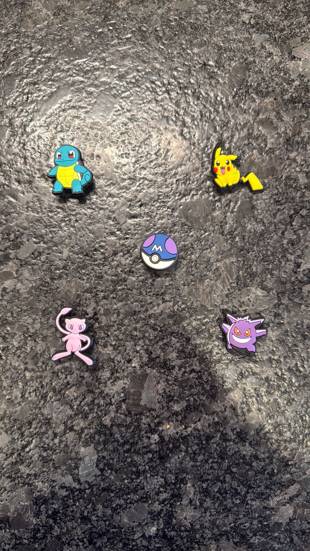 5 Pokemon Croc Charms