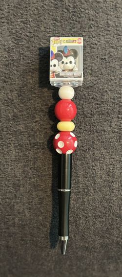 Mickey Mouse Beaded Pen 