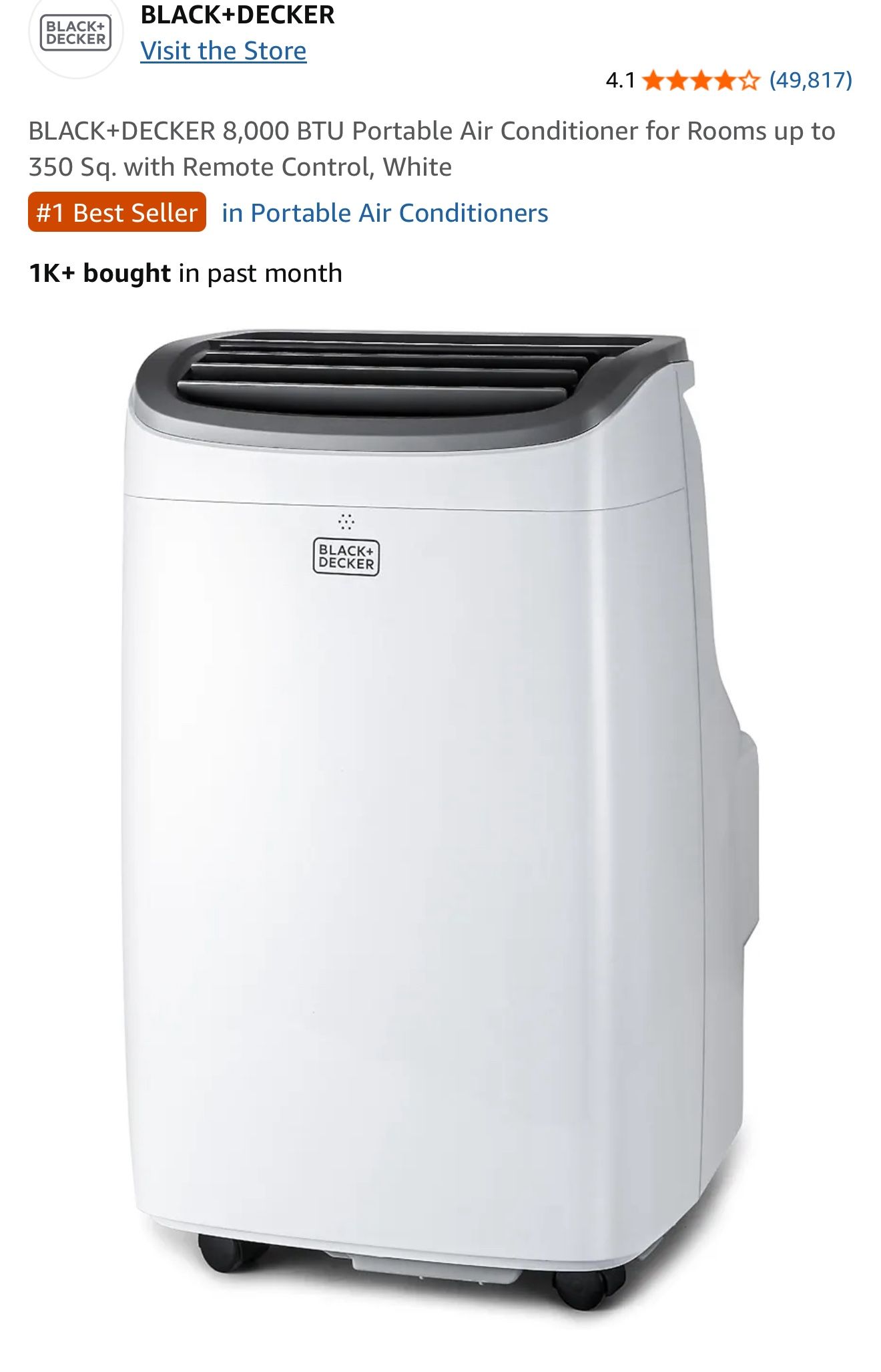Air Conditioner 8,000 BTU