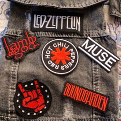 Medium Sz Denim Dog Vest