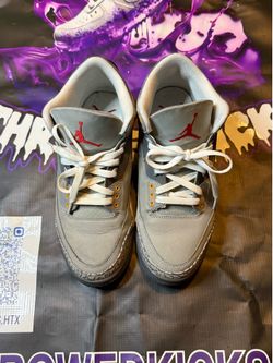 Jordan 3 Cool Grey