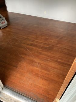 Wood floor sand