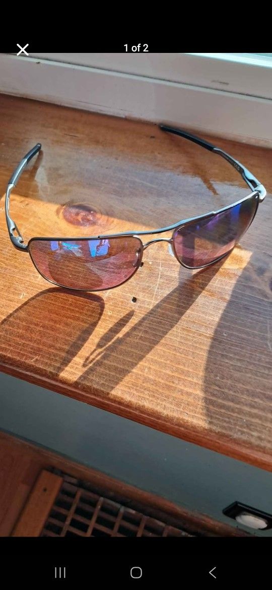 Oakley Gauge 8 OO4124-0662 Gunmetal Gray Aviator Sunglasses Frames 62-17 136