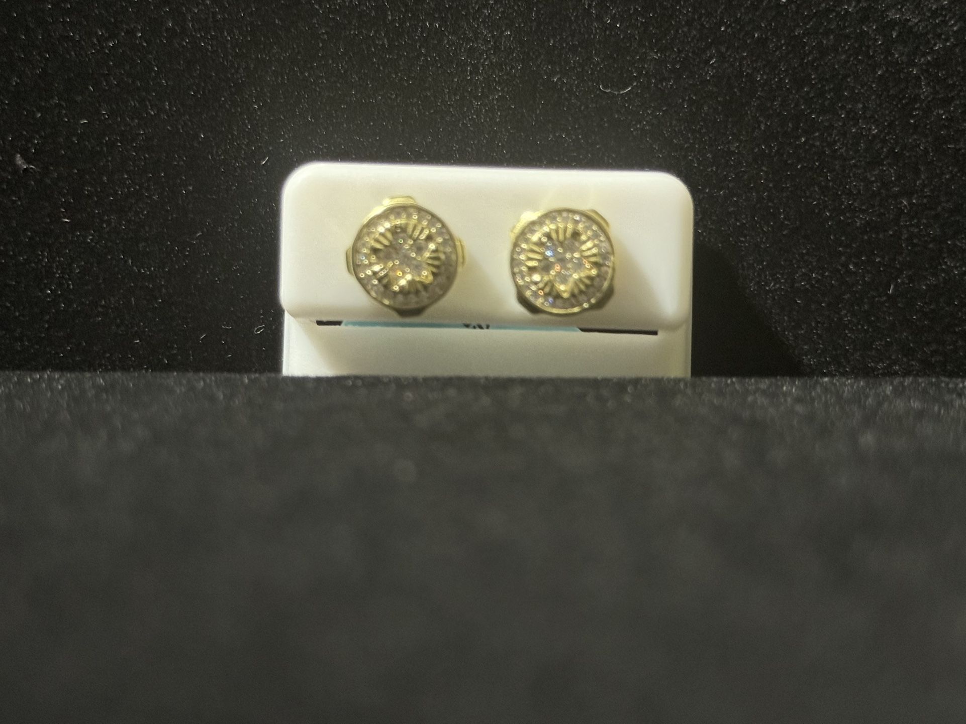 Moissanite Earrings With 0.40 Ctw Star In The Middle