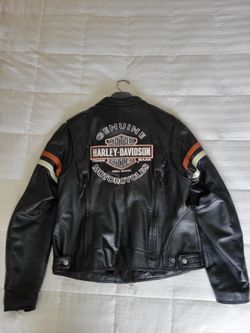 Harley Davidson Leather Jacket.