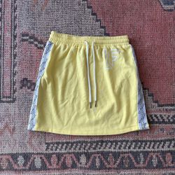 LF The Brand Yellow Sporty Mini Skirt