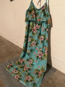 Floral Sun Dress, Size XL (14-16)