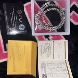 Moissanite Tennis Chain