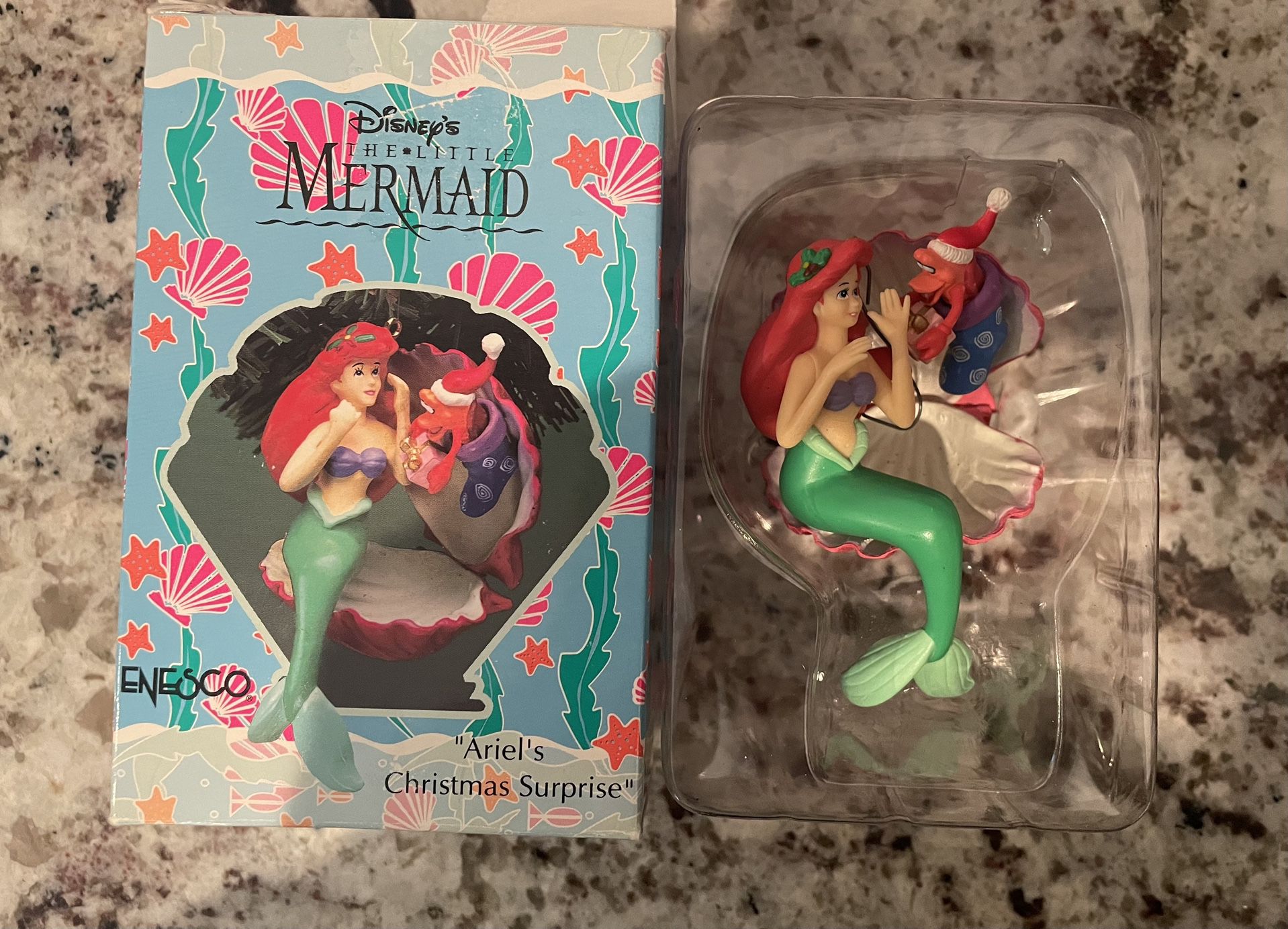 Disney The Little Mermaid Enesco Christmas Ornament 
