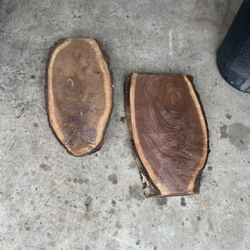 Smaller Live Edge Black Walnut Pieces
