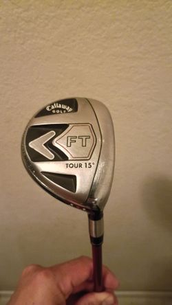 Callaway 3 wood with Fusion Tech Stiff Shaft RH asking for $45 obo