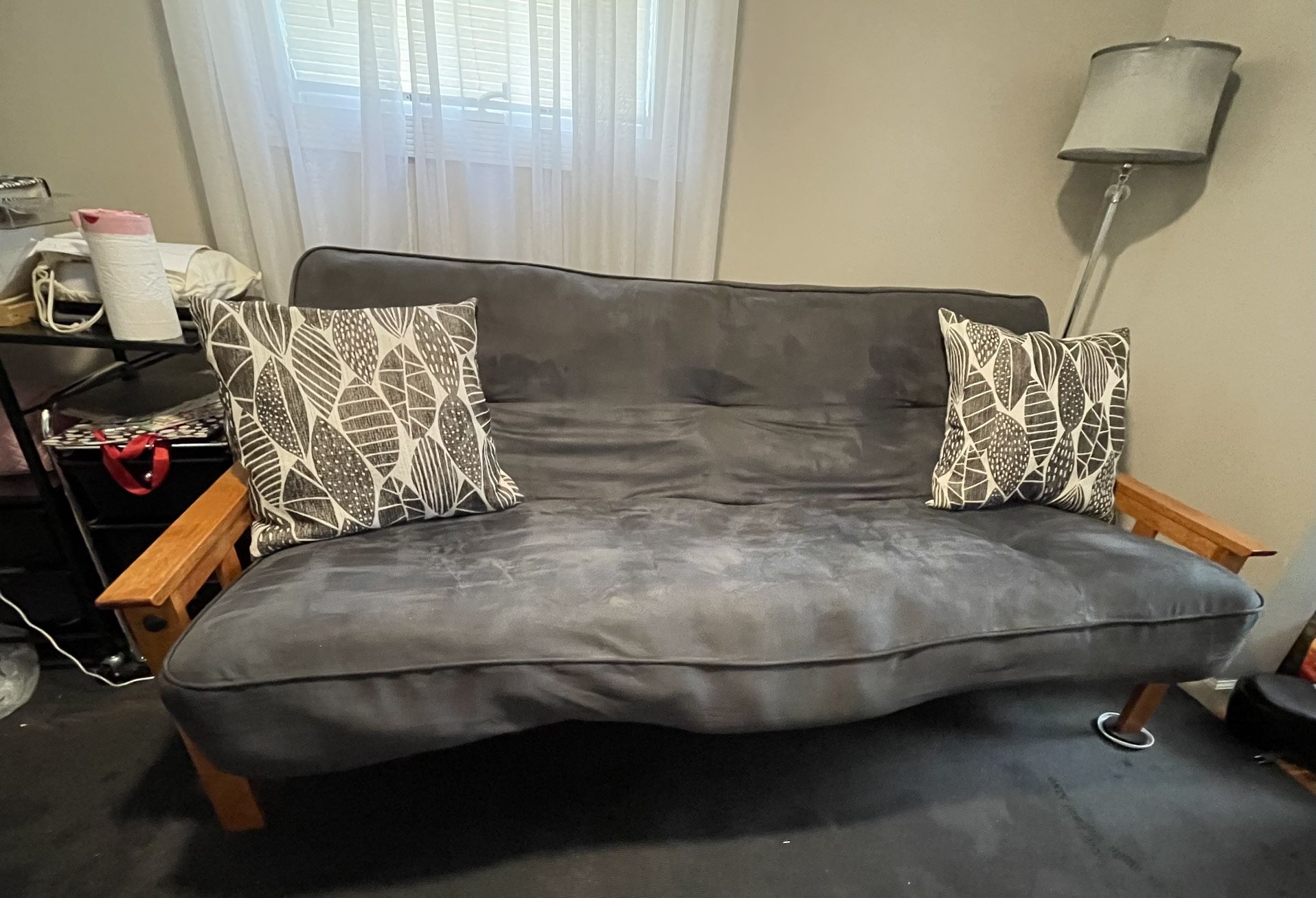 Free Grey Futon Mattress Only