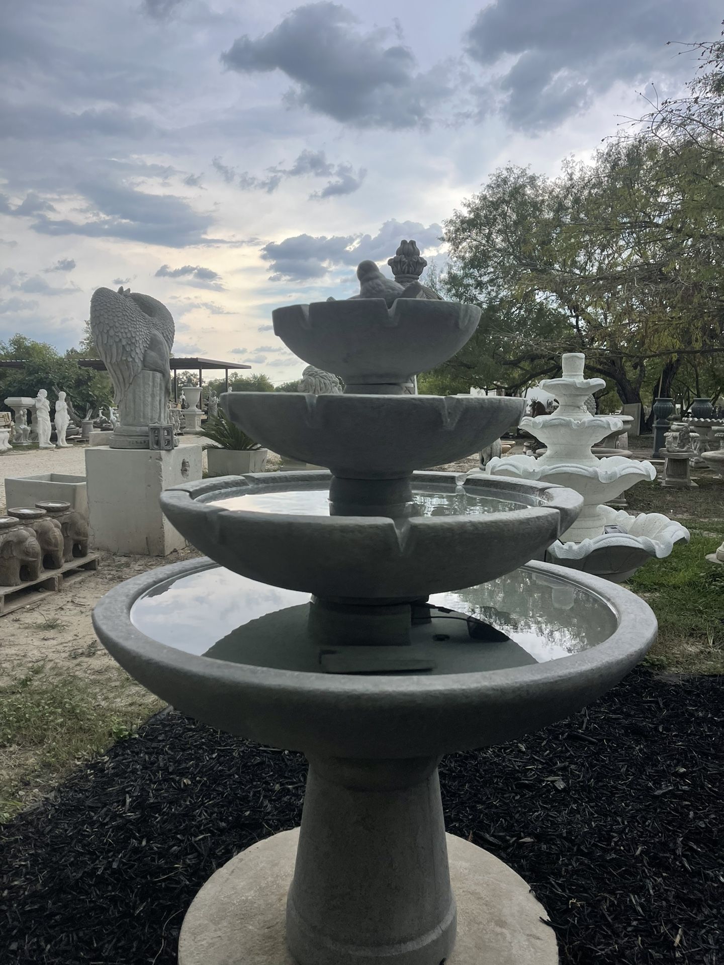 Concrete Water Fountains And Statues