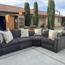 Nice Gray Sectional! 
