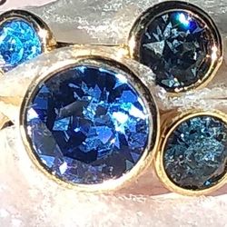 Ted Baker Of London 3ring 5 Stone Ring New