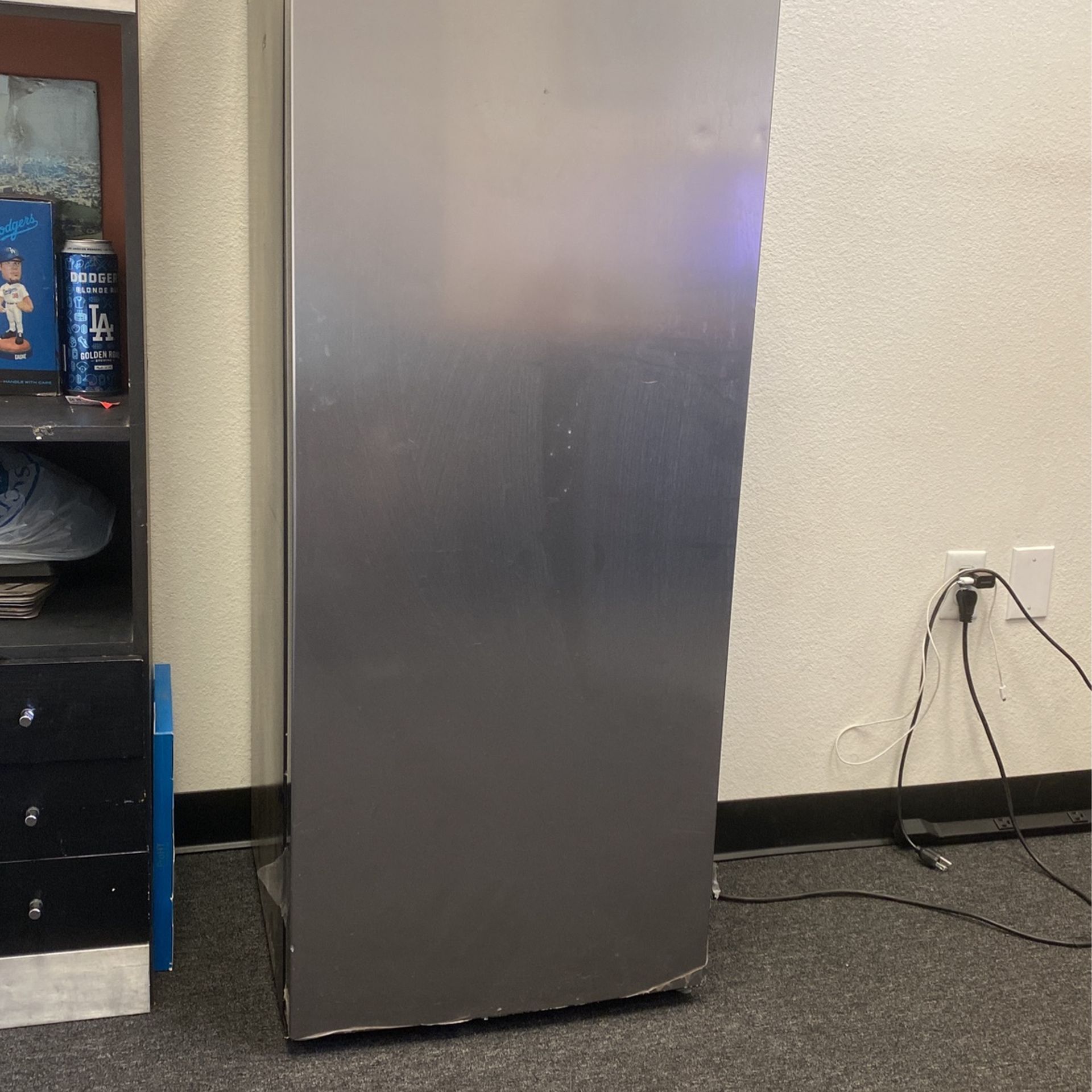 Stainless Steel Upright Freezer Refrigerator